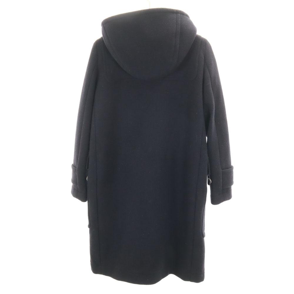 THE RERACS Made In Japan Melton Duffel Coat 36 Dark Blue Women Used