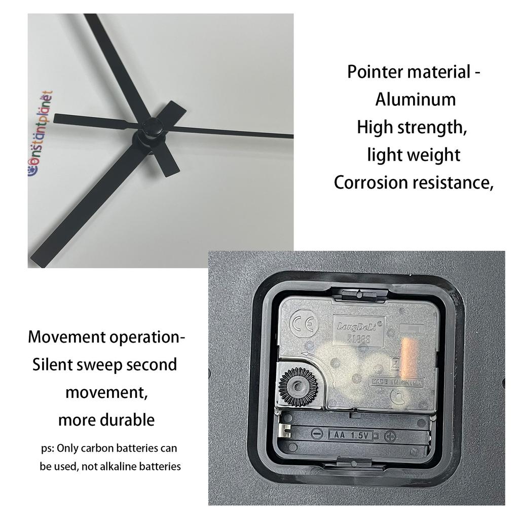 8Inch Up-to-date High-Quality Simple High-Quality Pattern High-Quality Plastic High-Quality Glass High-Quality Wall High-Quality Clock High-Quality