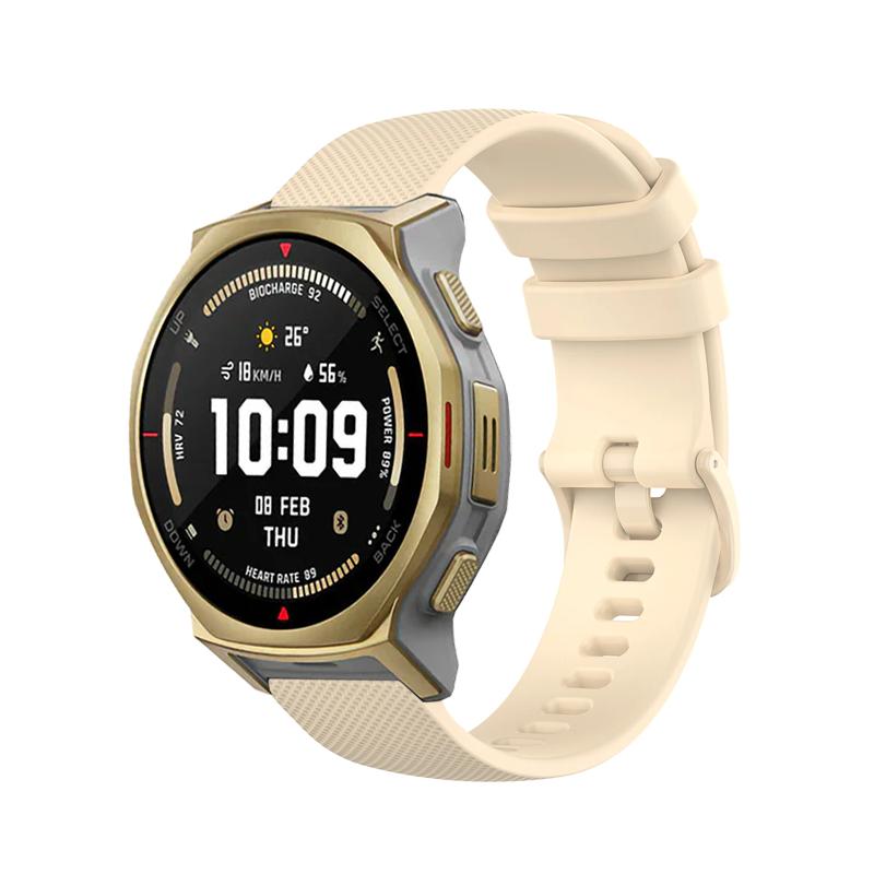 

Silicone Strap For Amazfit T-Rex3 Pro 48mm 44mm Active 2-2 Square Sports Watchband Bracelet Amazfit Helio/Bip 6/Balance 2 1 Belt 12mm