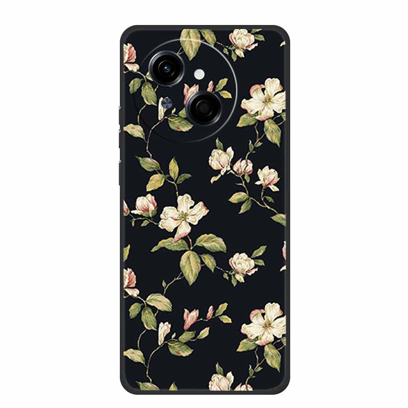 For Tecno Spark Go 1S Case KL4h Coque Popular Black Silicone Soft Back Cover Case For Tecno Spark Go 1 S Phone Case Cover 6.67"