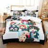 3D Anime Nijiyon Animation Printed Bed Set Duvet Cover Pillowcase Bedding Set Bed Linen Sheet Quilt Cover Full Queen King Size