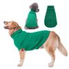 Farbenfroher Zopfstrick-Rollkragenpullover für Hunde, und Winter.