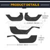 Suede Leather Anti-Kick Door Sticker for Tesla Model 3 Model Y 2017-2026 Interior Protection