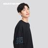 Skechers Sports Lifestyle Series Retro Loose Fit Crewneck Sweatshirt Unisex sweatshirt Carbon-Black L324U096-0018