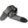 Fender Fender Fender Strap 2" Nylon Jacquard Silver/Gold Batam