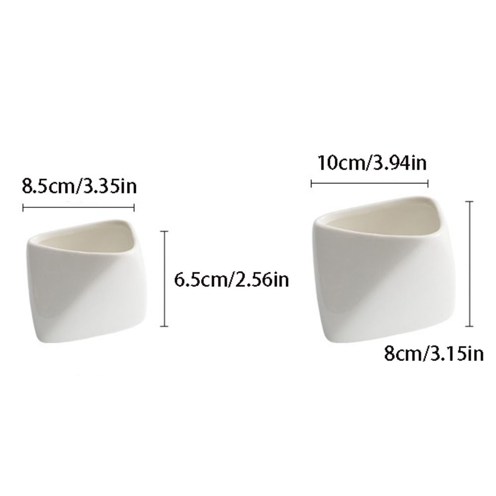 2pcs Ceramic Dessert Bowl Creative Snack Dish Kitchen Organizer Seasoning Bowl  Restaurant
