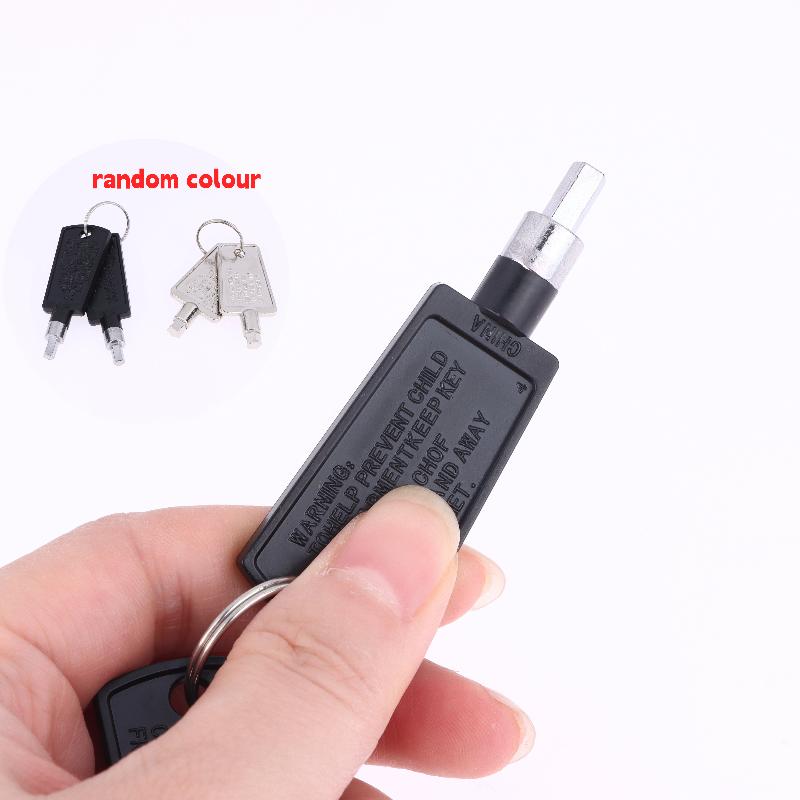 2 Pcs Freezer Refrigerator Door Key Lock Pentagon Keys Part Accessories For Haier