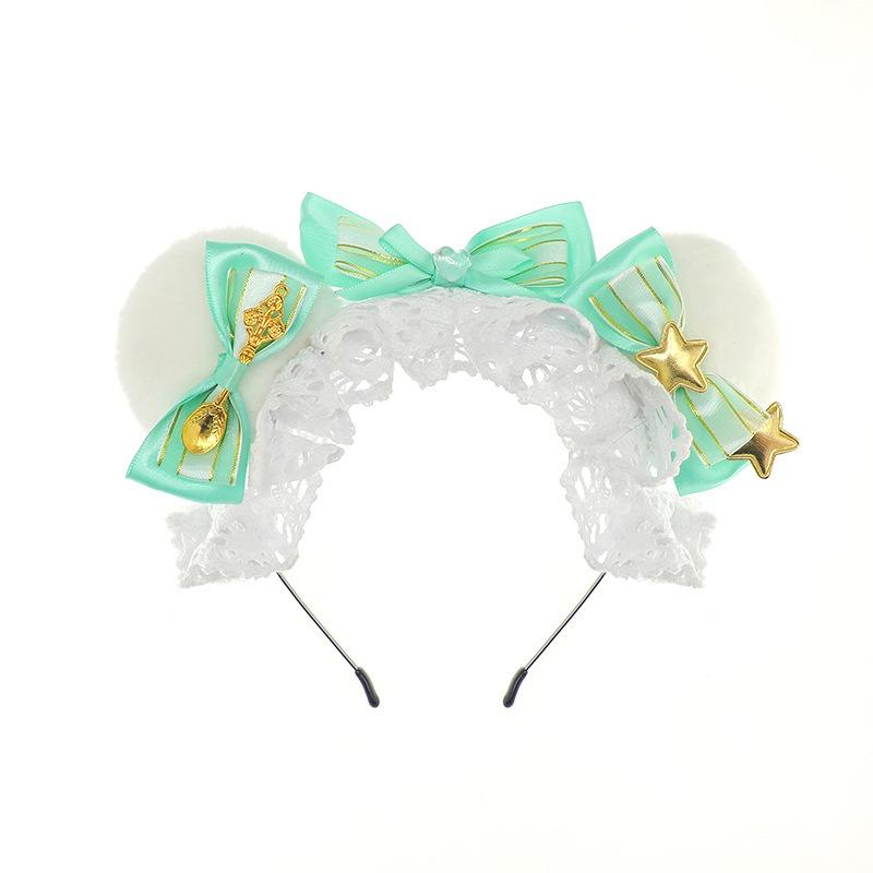 Handmade Gorgeous Bear Ear Headband Two-dimensional Soft Girl Girl Headgear Comic Show Lolita Bear Ear Headband