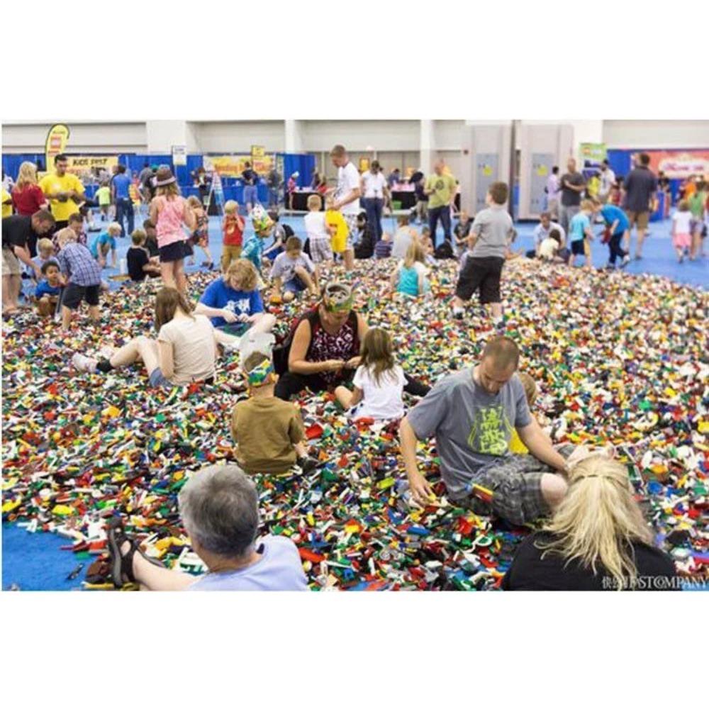 1KG Building Blocks Lot Pack City Classic Bricks Sorted By Color Bricks Block Plate Creative Toy Compatible with Lego