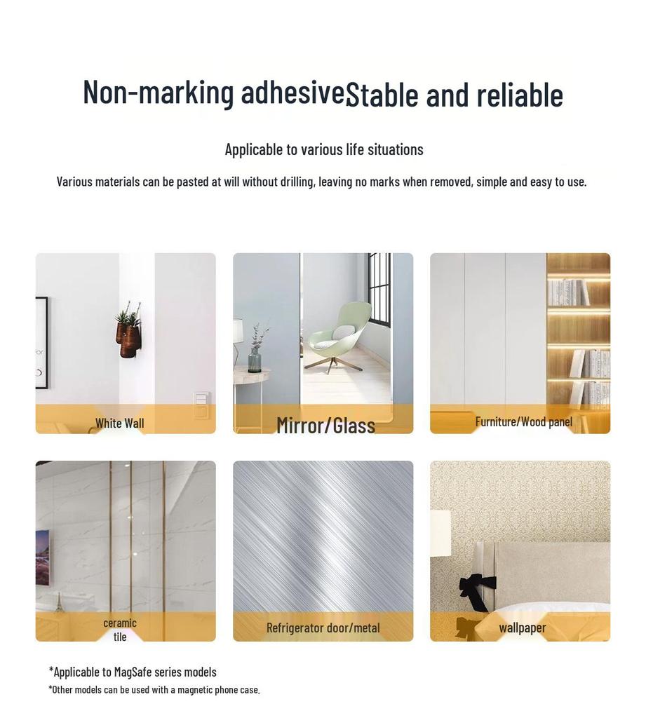 Universal Alloy MagSafe Magnetic Ring Stand for Android