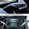 2 Pcs Gear Shift Cover Paddle Shifter Steering Wheel Extension Accessories for Tesla Model 3 Y 2017-2021 Auto Interior Mouldings