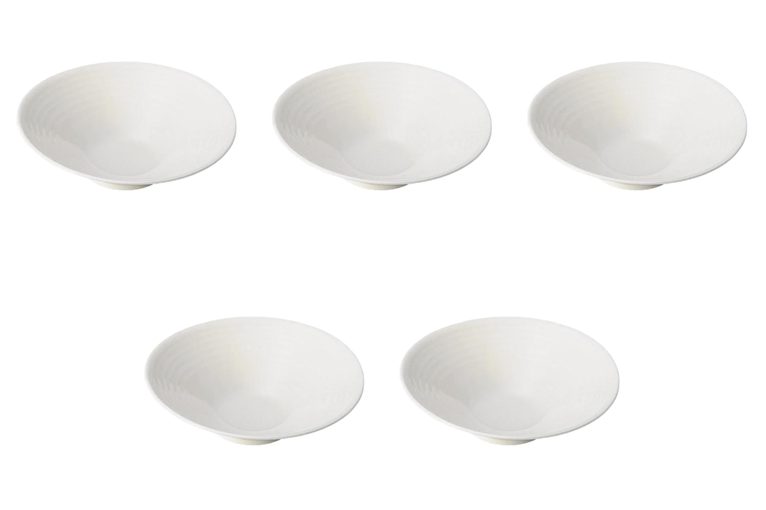 

Set of 5 New Bon 15cm Flat Small Bowls Medium Bowls Setomonohonpo [15×3.7cm]