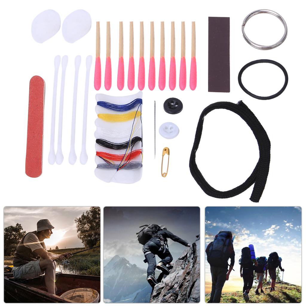 Portable Metal Capsule Container Waterproof Storage Bottle Case Matches Kit for Outdoor Survival