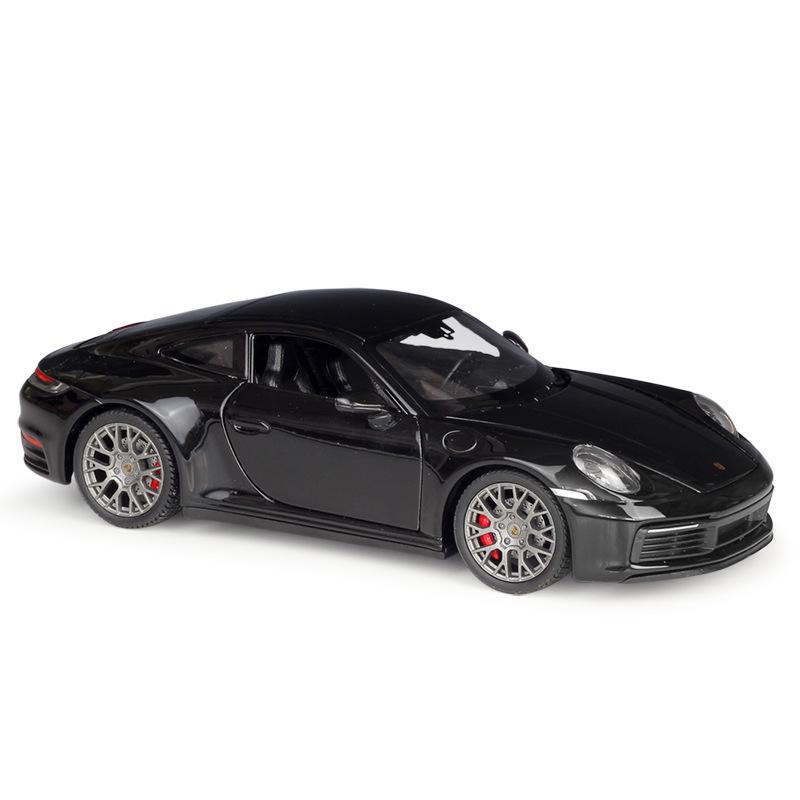 1/24 Welly Porsche 911 Carrera 4S Coupe Alloy Sports Car Model Diecasts Metal Toy Vehicles Car Model Simulation Childrens Gifts