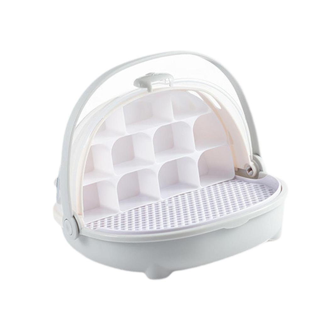 Silkworm Breeding Box Breathable Development Toy Easy to Observe Portable for Silkworms Turtles Transparent Breeding Tank