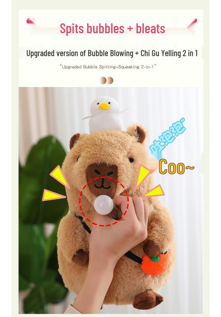 Adorable Capybara Plush Doll - Cute Internet Sensation Toy and Cushion