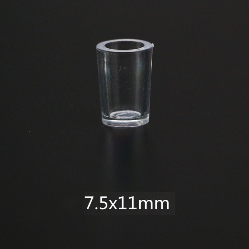 10Pcs/Set Red Wine Glass Dollhouse Wine Glass Dollhouse Miniature Glass Cup  Scene Ornament