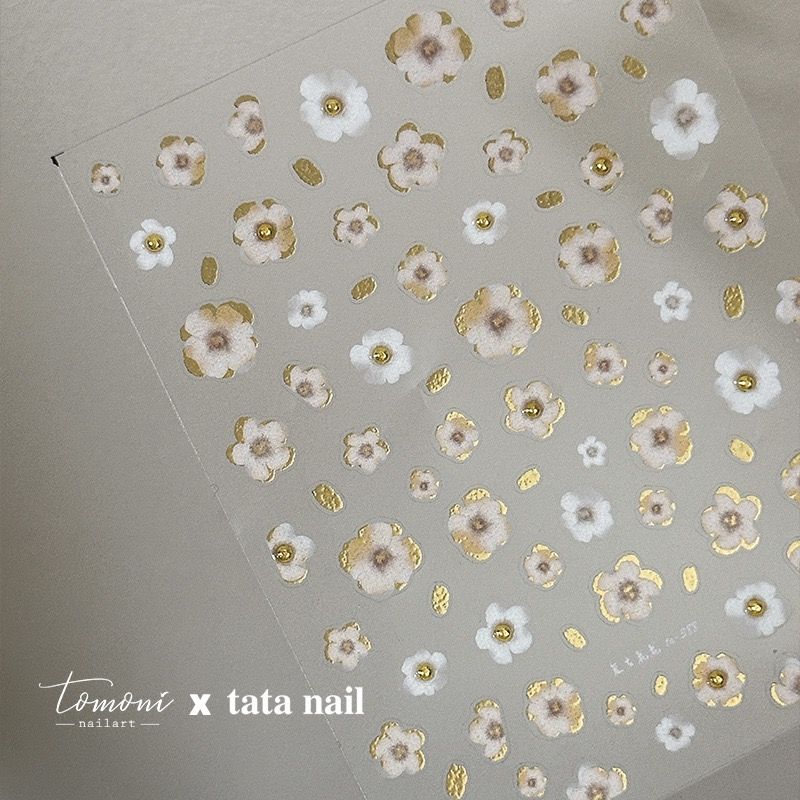 

Наклейки Nexi New Black Gold с маленькими цветами, в стиле ретро, дорогие стразы-жемчужины, классные наклейки для ногтей с масляной живописью, распускающиеся Retro Golden White ta388 [One]]