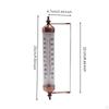 Outdoor Thermometer with Bracket Analog for Greenhouse, Patio