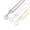 Slip Chain Necklace Rock Stainless Steel Cuban Long Necklace Jewelry Lariat Necklace