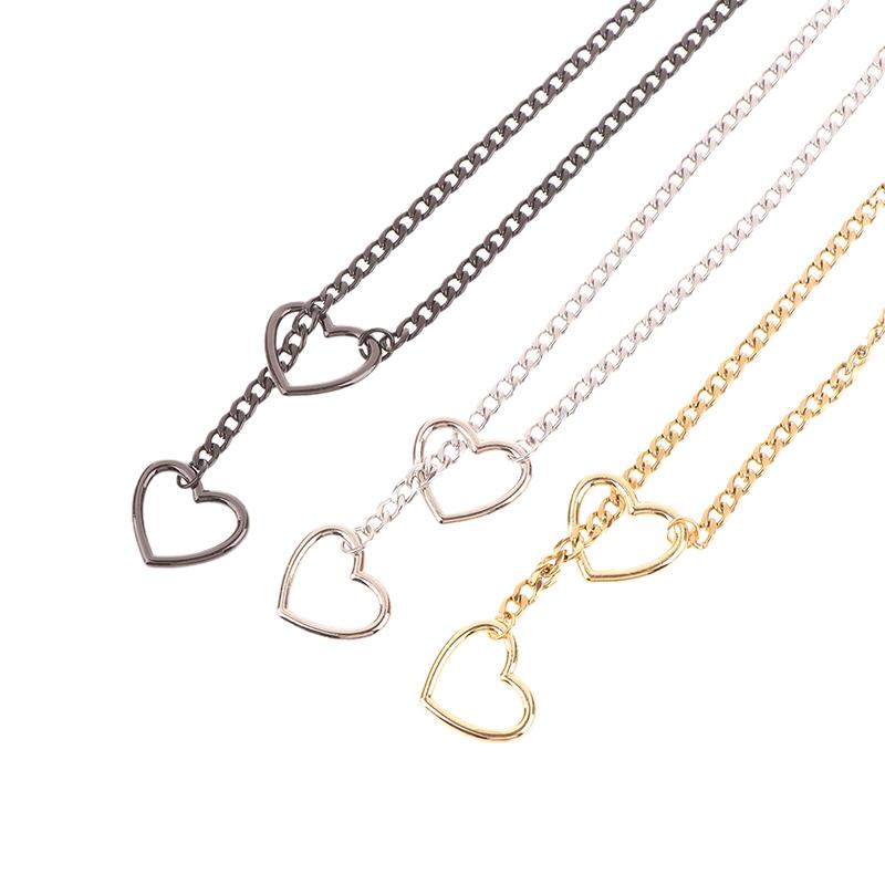 Slip Chain Necklace Rock Stainless Steel Cuban Long Necklace Jewelry Lariat Necklace