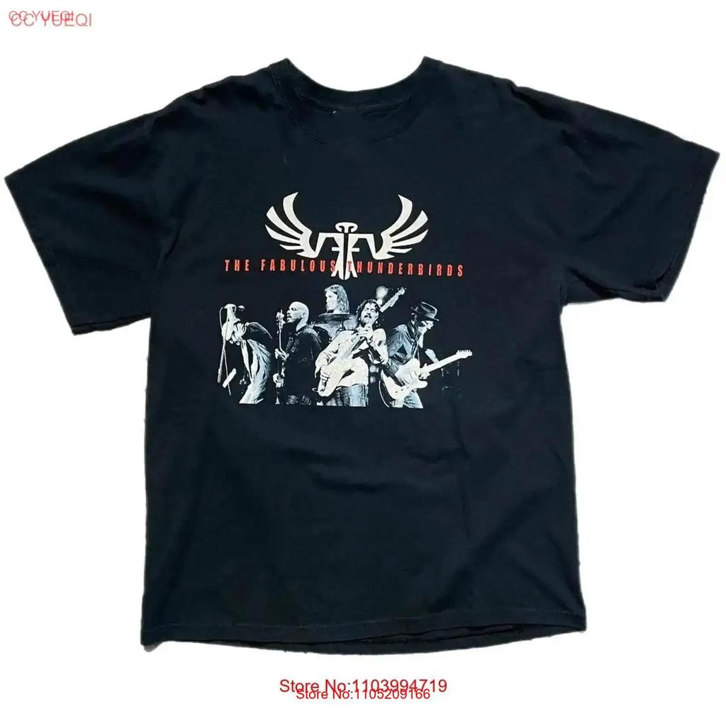 The fabulous Thunderbirds Band Members Black Color Size S To 5XL T Shirt GS010 vintage Washed homme Soft Slightly Stretched