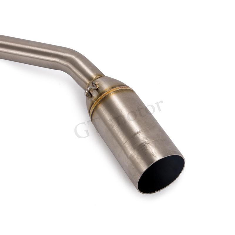 51mm Motorcycle Stainless Steel Exhaust Full System Middle Front Link Pipe Slip On For Honda PCX125 PCX150 PCX 125 2010 - 2020