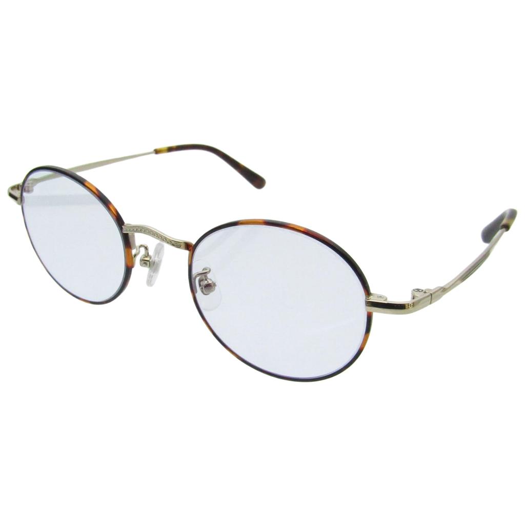 Ochelari Rotunzi Boston Metalici Clasici Retro pentru Birou și Noptieră HEV420 Filtrare Lumină Galbenă k-eines Lucru, Condus, Condus, & (Demi Maro/Șampanie