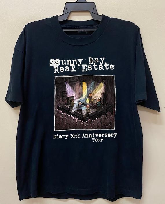 Sunny Day Real Estate Diary 30th Anniversary Tour T Shirt Full Size S5XL Unisex T-Shirt L