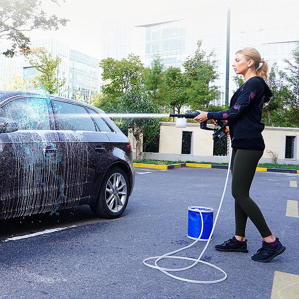 21V 10000mAh Wireless High Pressure Car Washer Rechargeable Lithium Battery Auto Spray Water Car Cleaning Guns Handheld Cleaner