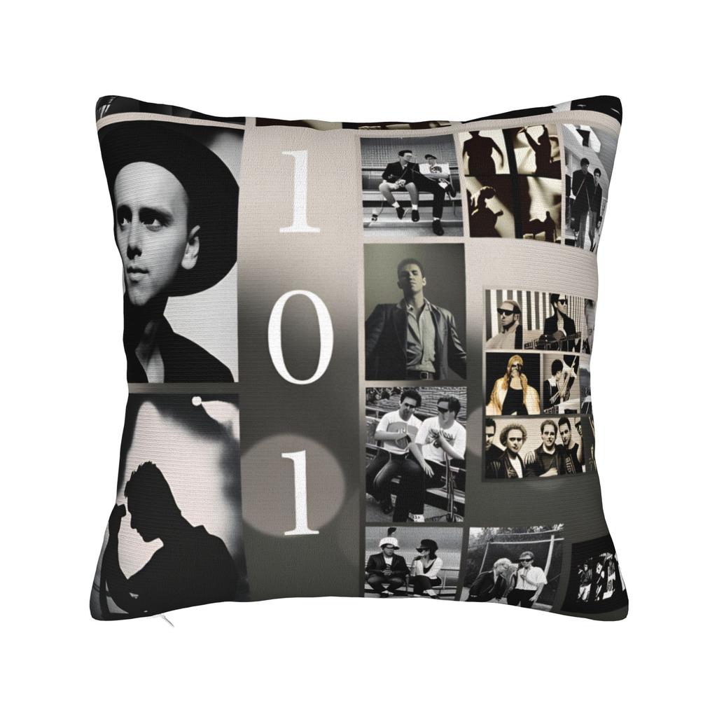 Depeches Band Mode Pillowcases Novelty Pillow Case For Living Room Bed Chair Comfy Pillow Cover