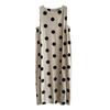 Sleeveless Dress Women's Korean Crew Neck Polka Dot Temperament Skirt