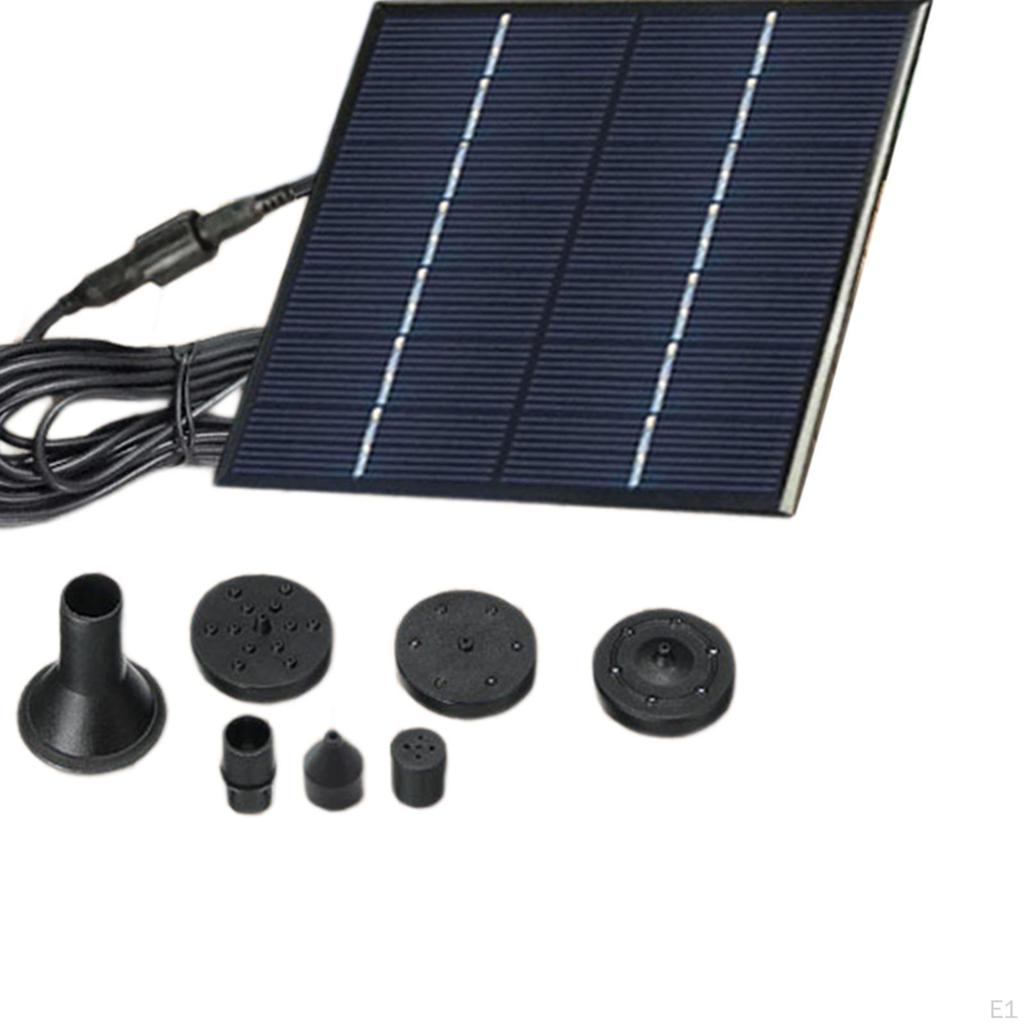 Landscape Fountain 1.4W Solar Pond Pump for Bird Bath