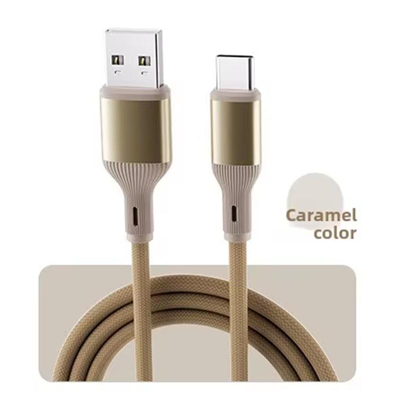 Fast Charging Data Cable USB Mobile Phone Data Cable Type-C for Car Fast Charging Data Transfer Colorful Precision Weaving