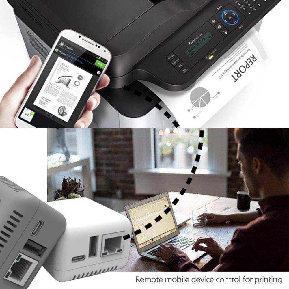 Mini NP330 Network USB 2.0 Print Server Network/WIFI/Bluetooth/Network Cloud/WIFI Cloud Printing Version Accessories