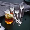 1PCS Funny Tea-Spoon For Coffee Long Tail Cat Coffee Spoon Long Handle Spoon Birthday Gift 304 Stainless Steel Tableware