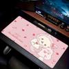 Kawaii Game Rubber Mat Cute Mousepad Non-slip Table Mat Anime Pink Rilakkuma Office Computer Accessories HYBXAXC