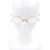 Very Good Cartier Glasses Trinity Half-Rim Round Frame Gold Used