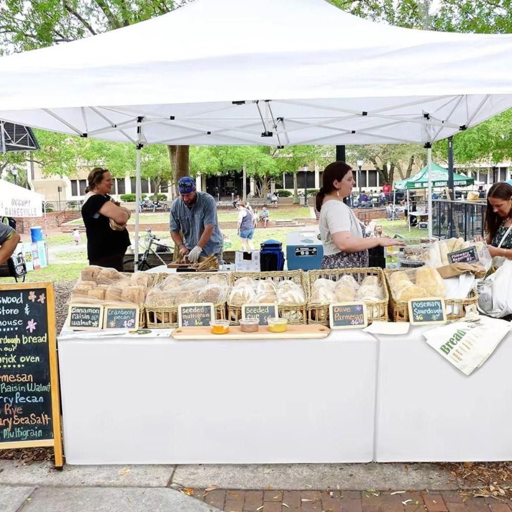 Solid Color Stretch Tablecloth Spandex Sign-In Table Cloth Elegant Table Cover  Wedding Party
