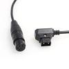 Eonvic D-Tap Male To Female 4-Pin XLR Cable for Power Adapter (Straight Cable)