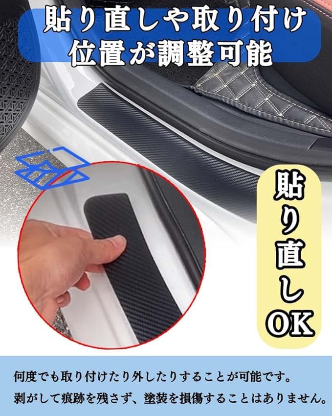 REENEW Magnetic Scuff Plate Side Step Guard, Magnetic, Car Step Guard, Magnet, Side Step