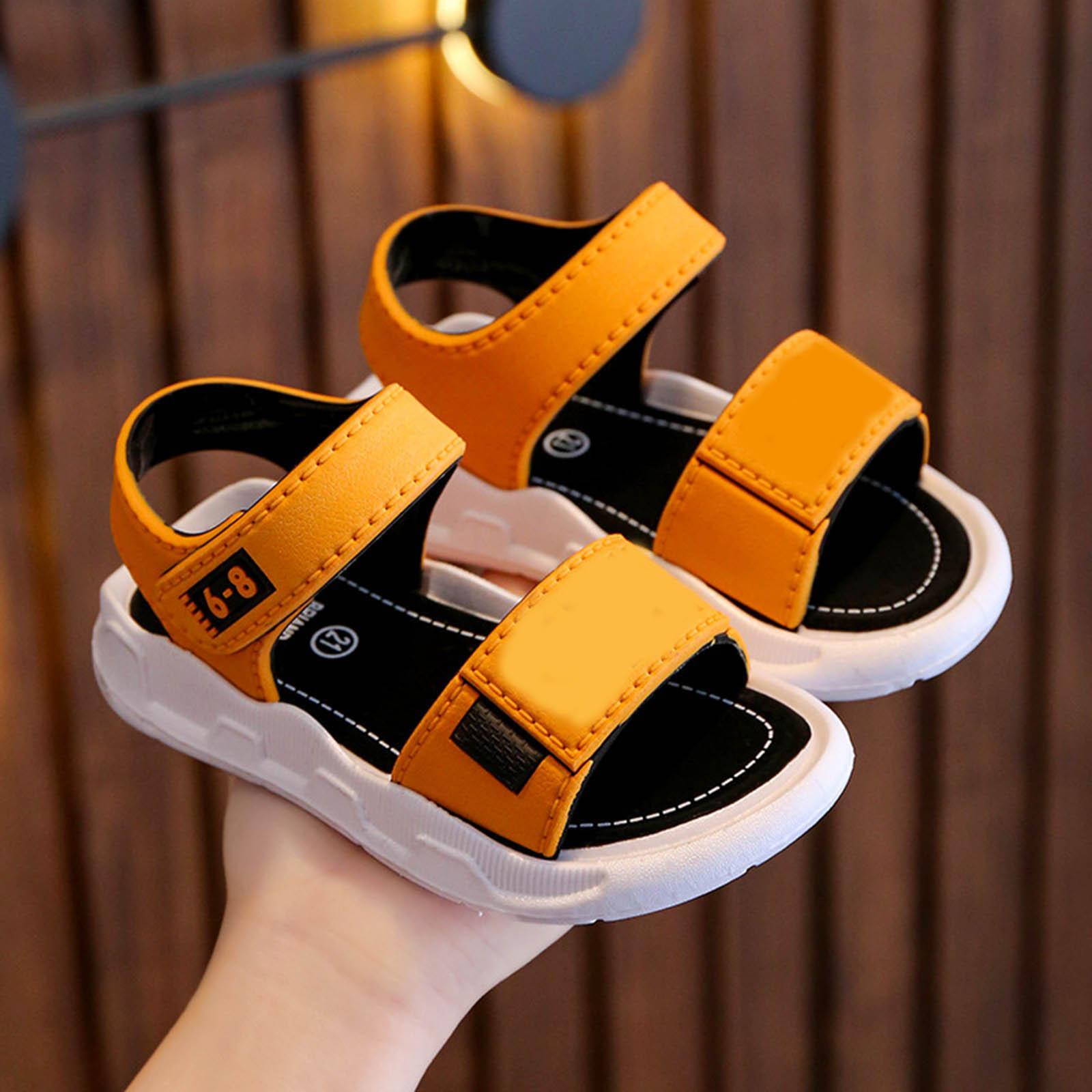 

Children s Sandals, Medium And Large Sizes For Boys And Girls, Small Kids Casual Beach Sandals 25 жовтий