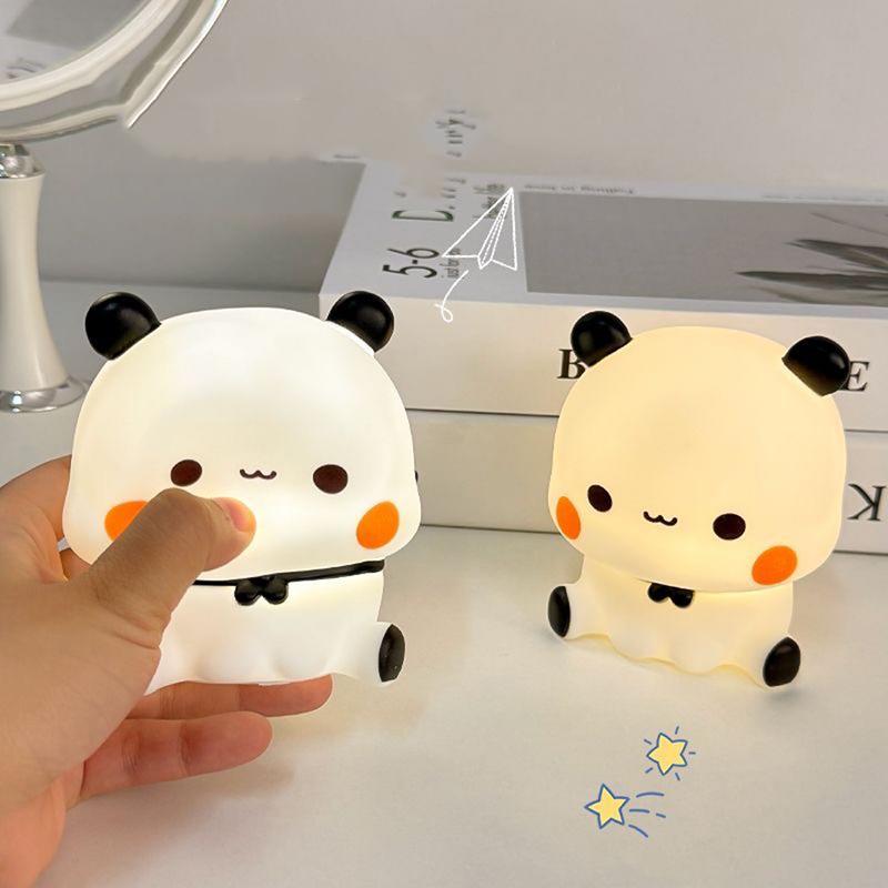 Panda Led Bubu And Dudu Night Light Cute Night Light Lamp Bedroom Timing Lamp Decor Itemation Bedroom Living Room Decor Itemative