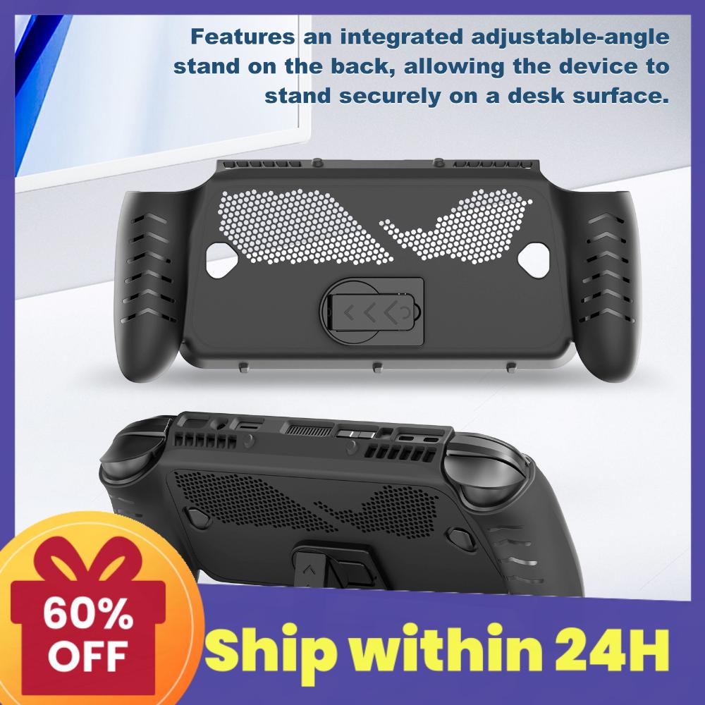 Protective Case for ROG Ally& ROG Ally X with Stand Full Protection Set Shockproof Anti-Scratch Non-Slip Grip Game Accessories