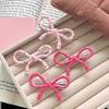 4Pcs Girl Hairpins Korean Style Dot Design Bow Shape Hair Clips Stable Non-slip Side Bang Hair Pins Hair Accessories
