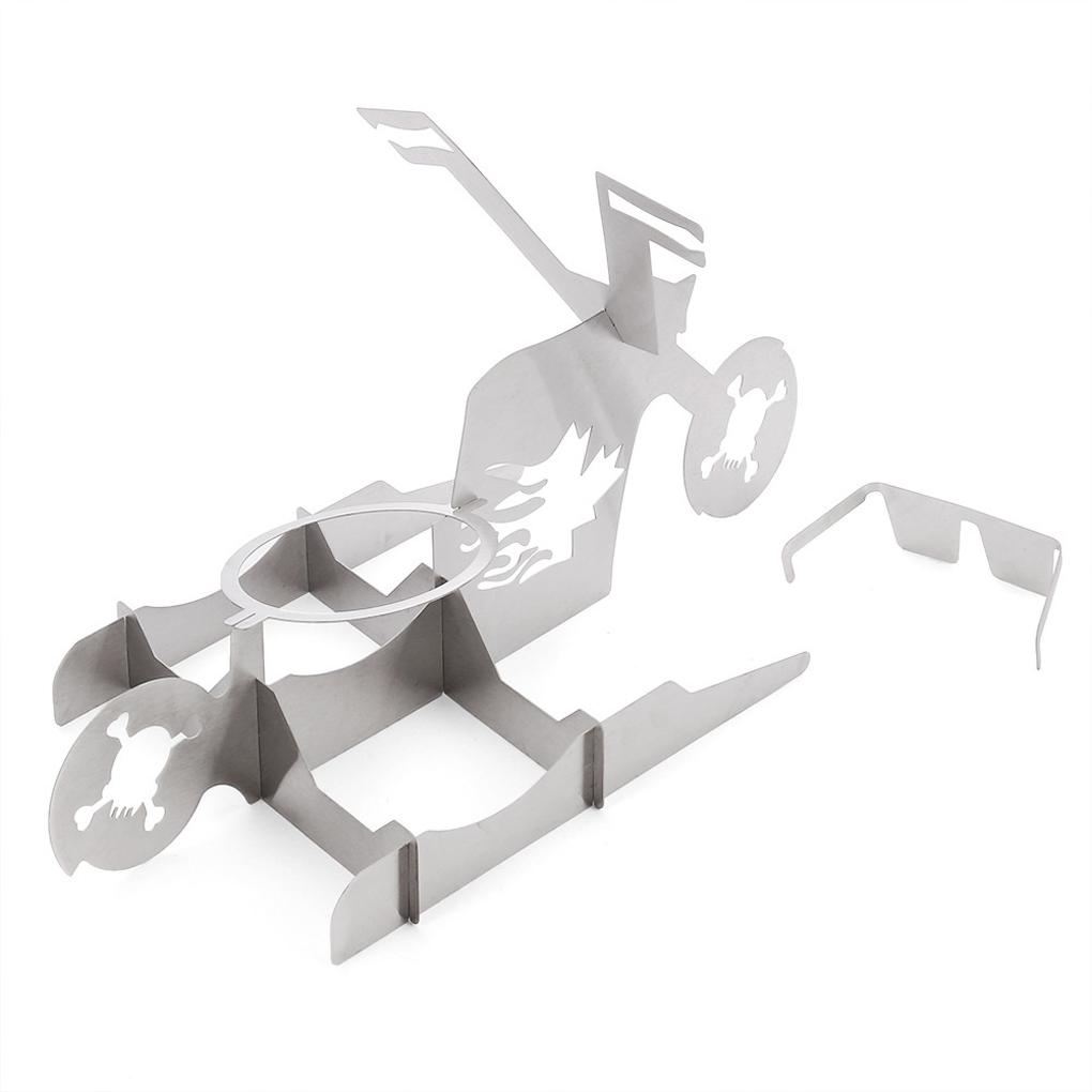 

Chicken Roaster Rack Stainless Steel Removable Space-saving Grilling Stand Holders Household Barbecue Supplies Outdoor