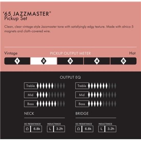 Fender Am Pure Vintage JAZZMASTER Pickup SET Jazzmaster guitar pickup set Fender '65 2-piece "Goods"