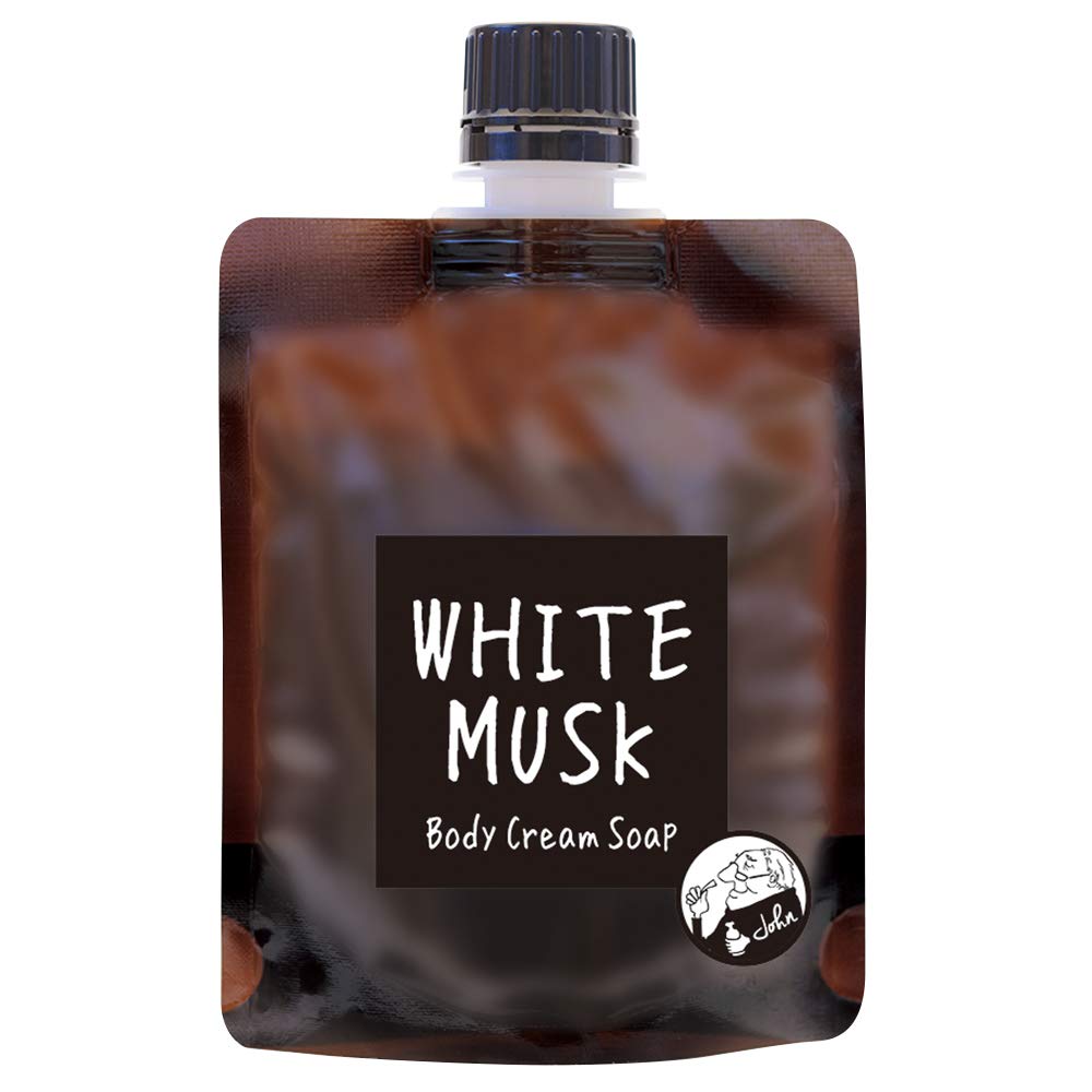 Nor Corporation John s Blend Body Cream Soap, Moisturizing Ingredients, OA-JON-19-1, White Musk Scent, 100g