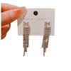 New French High-end Zircon Stud Earrings Long Tassel Exaggerated Earrings Temperament High-end Atmospheric Earrings Women