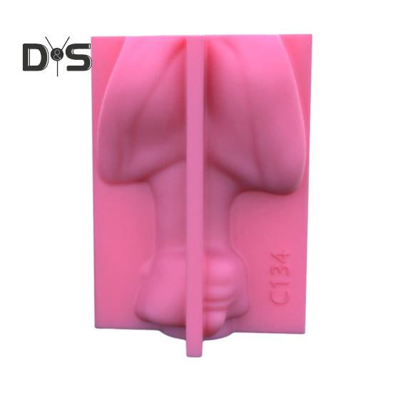 

Силикагельная форма для цветочного горшка, антипригарная прочная абстракционистская 3D-форма для изготовления свечей розы красного